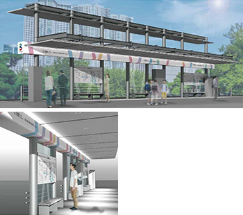 停留施設上屋建築工事